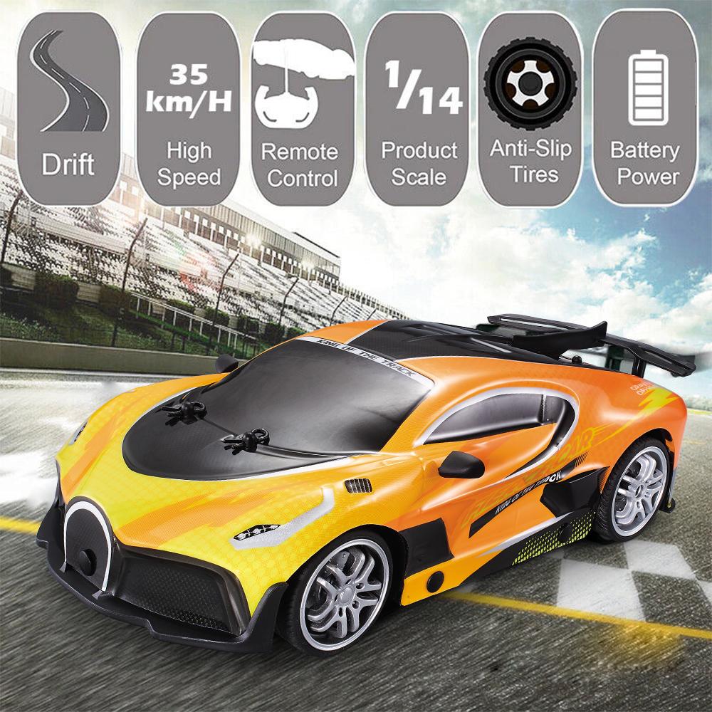 New 2.4G High Speed RC Vechicle Sport Trucks1:14 RC Car Cars Model 4-wheel Drive Remote Control Cars and Trucks Drift Racing Toys with Cool Led Light