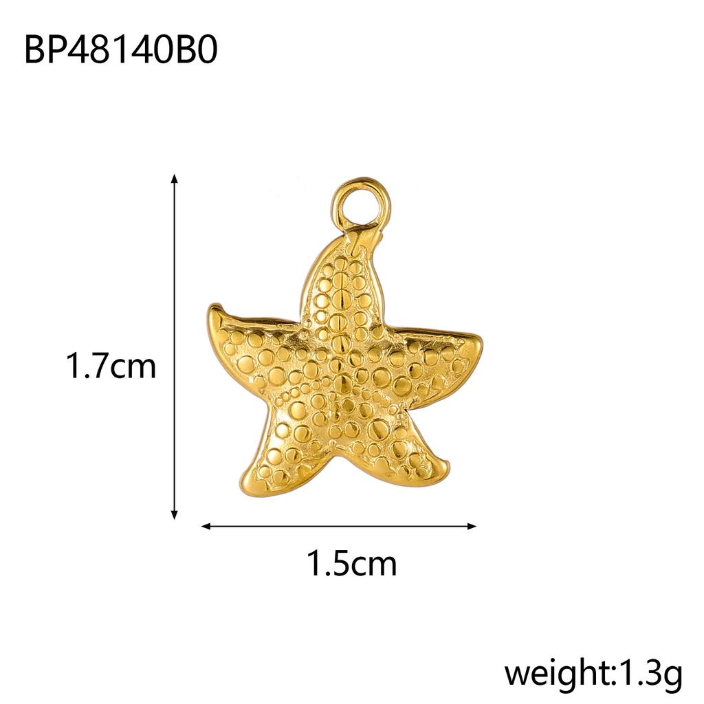 CARLIDANA Delicate Unisex Waterproof Stainless Steel Sun Pendant Moon Charms 18k Gold Color for DIY Jewelry Necklace Jewelry