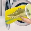 2Pcs Reusable Shoe Washing Bags For Washing Machine All Shoe Types (Yellow)
