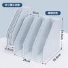FRETONBA Desk Foldable A4 File File Expandable Desktop Office No Assembly 3 Gray Shelf, Bookstand, Stand, Box, Storage, Magazine/Newspaper/Document