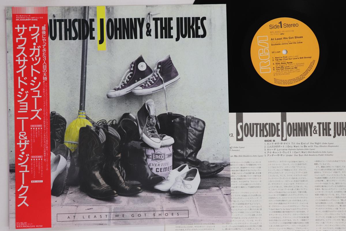 

LP Record SOUTHSIDE JOHNNY & THE JUKES - At Least We Got Shoes RPL8350 RCA 1986 Japan Obi Rock Used