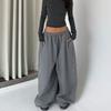 Y2K Black Diamond Sweatpants Women Harajuku Streetwear Baggy Joggers Fashion Wide Leg Pants Hip Hop Oversized Casual Trousers