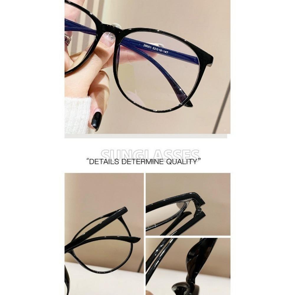 4 PCS Anti Blue Light Blocking Glasses Clear Anti Radiation Glasses Replaceable Lens for Women/Men