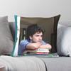 Timoth?e Chalamet Schauspieler Kissenbezug Polyester Leinen Samt Bedruckt Reißverschluss Dekorative Kissenhülle Auto Sitzkissenbezug 18"