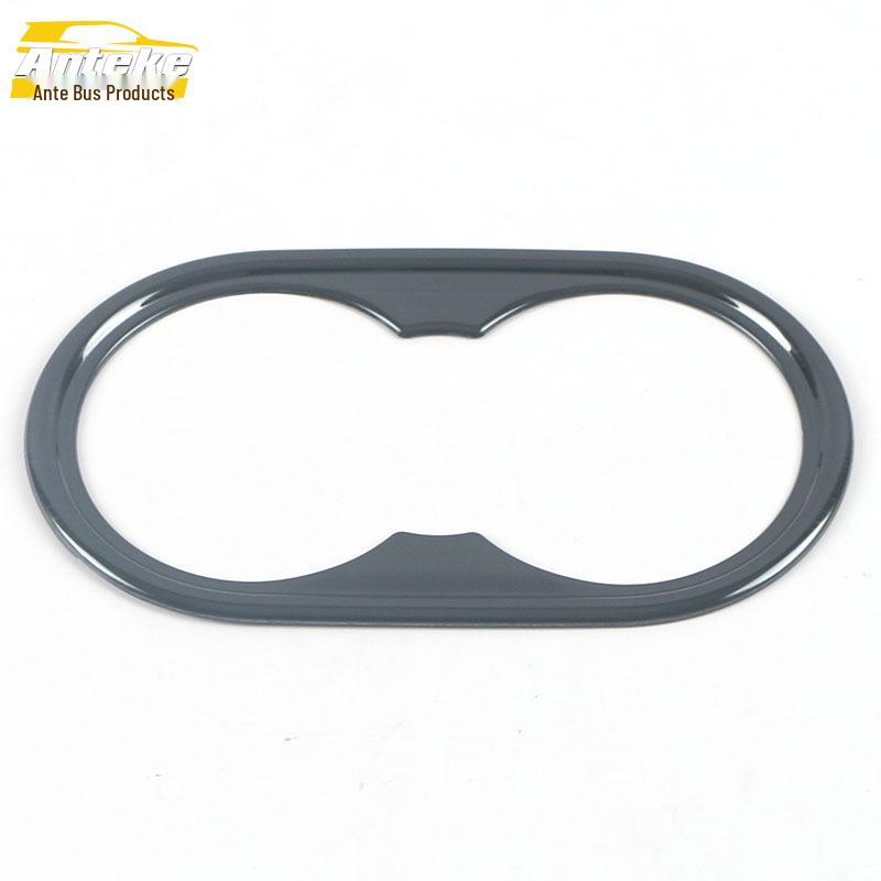 A3L Rear Armrest Cup Holder Stainless Steel Trim Ring