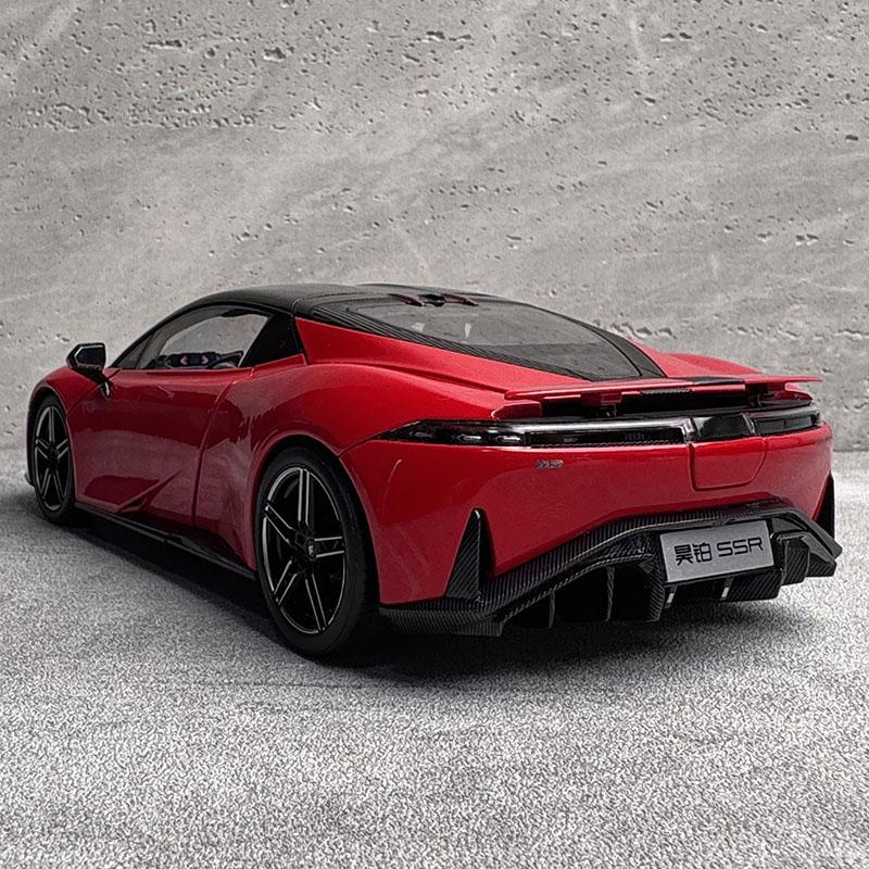 1: 18 Original Guangqi New Energy Hyper Haobo SSR Alloy Simulation Pure Electric Sports Car Model