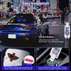 Car Rear Window LED Devil Eyes Light USB Powered with 11 Modes and Adhesive Mount