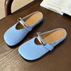 Fashion Retro Ballerina Slipper Style Wide Toe Box Shoes Famous Brand Spring Comfortable Rubber Sole Ladies Sandals (Best Selling Deal)
