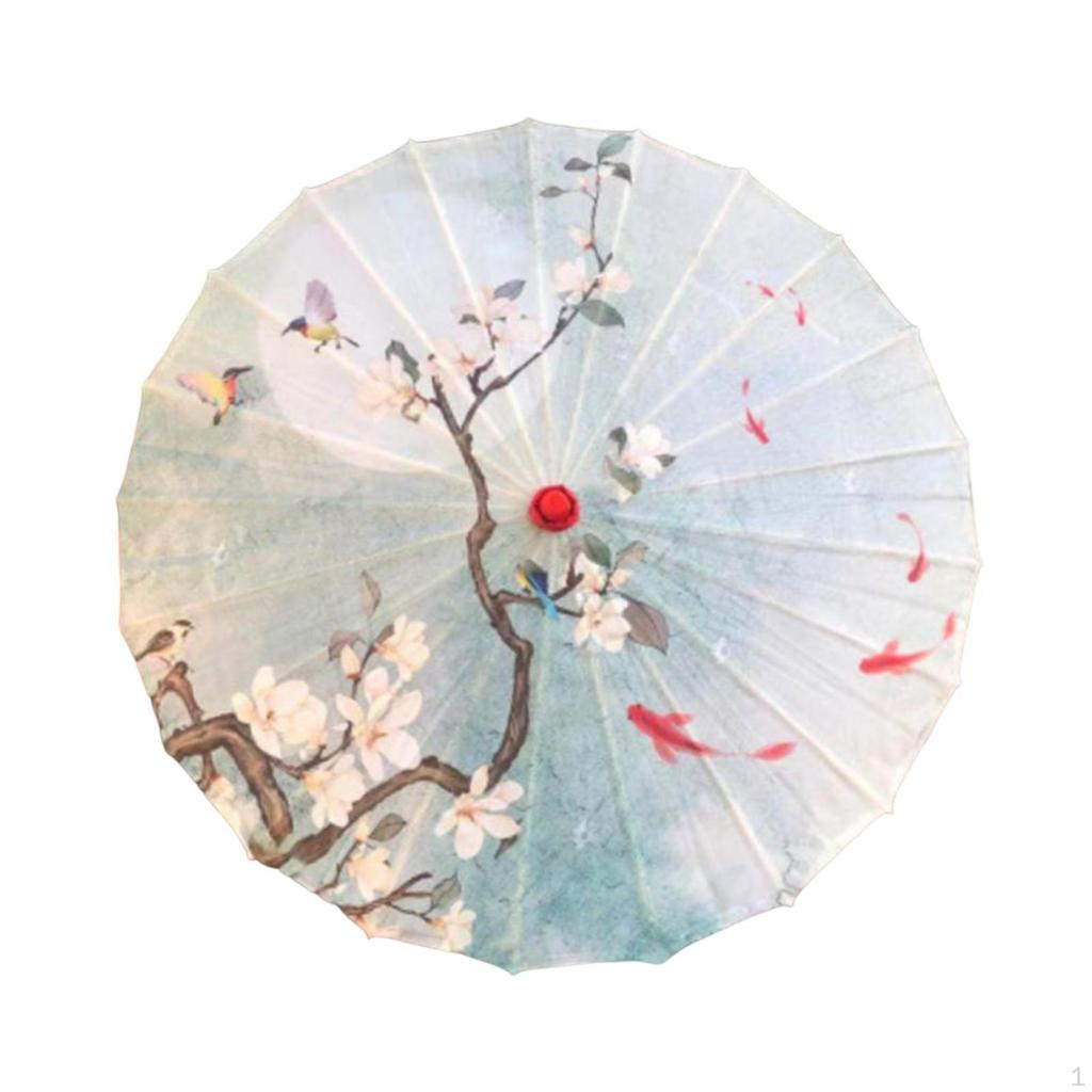 Chinese Oil Paper Umbrella, Handmade Decorative Umbrella for Japanese Classical Dance,