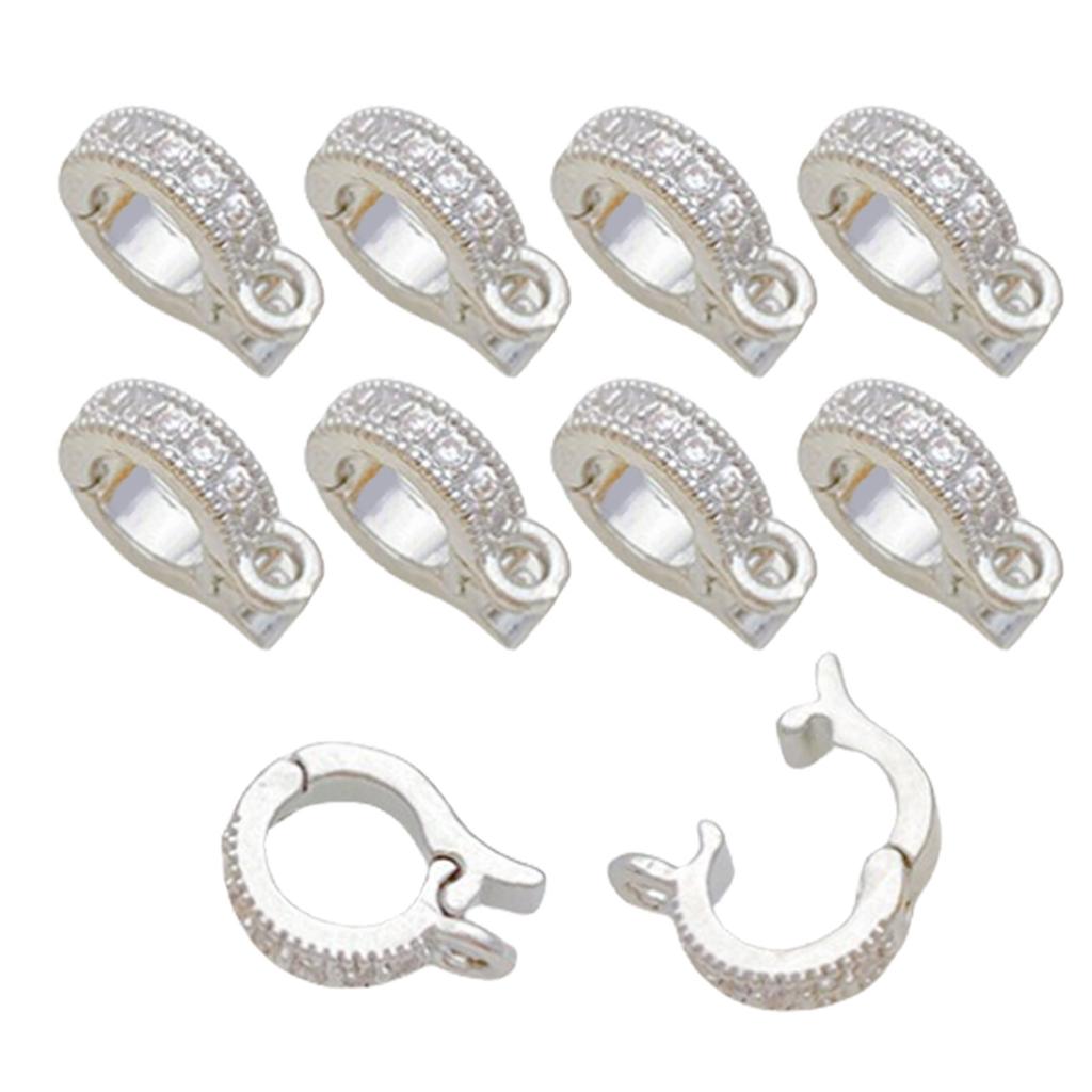 Modische Karabinerverschlüsse Schmuckverschlüsse Anhängerverbinder für Schmuckherstellungszubehör