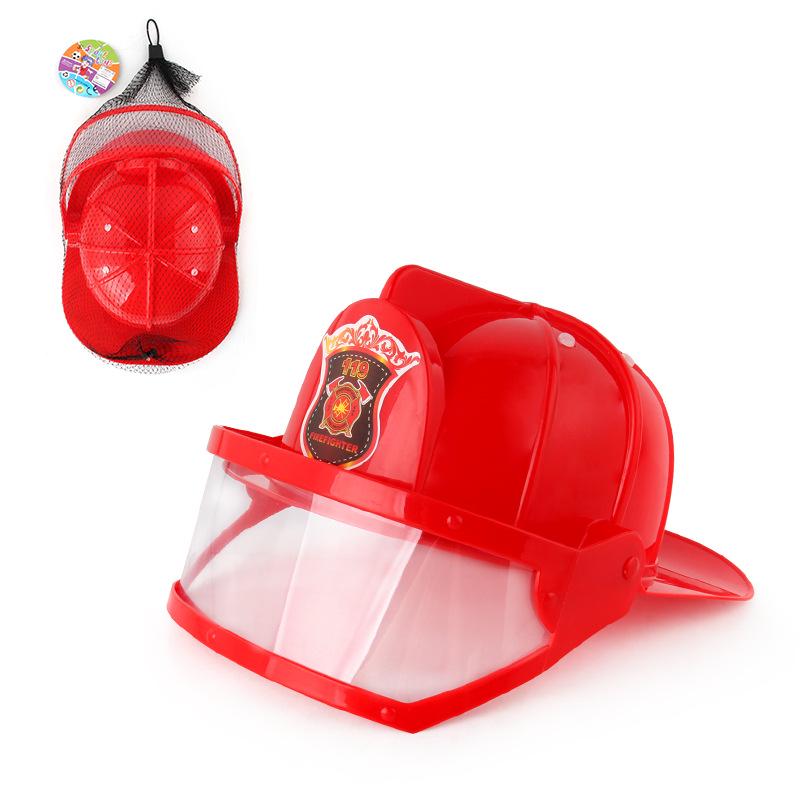 Firefighting Role-Play Costume Set for Kids - Hat & Clothing Accessories for Stage Performance & Children's Day