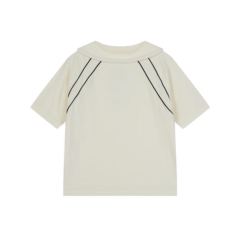 Champion Women's Corduroy V-Neck Polo T-Shirt