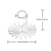 24TE 360 Degree Rotatable Ties Clothing Hanger Rack 18 Claw Scarf Hangers