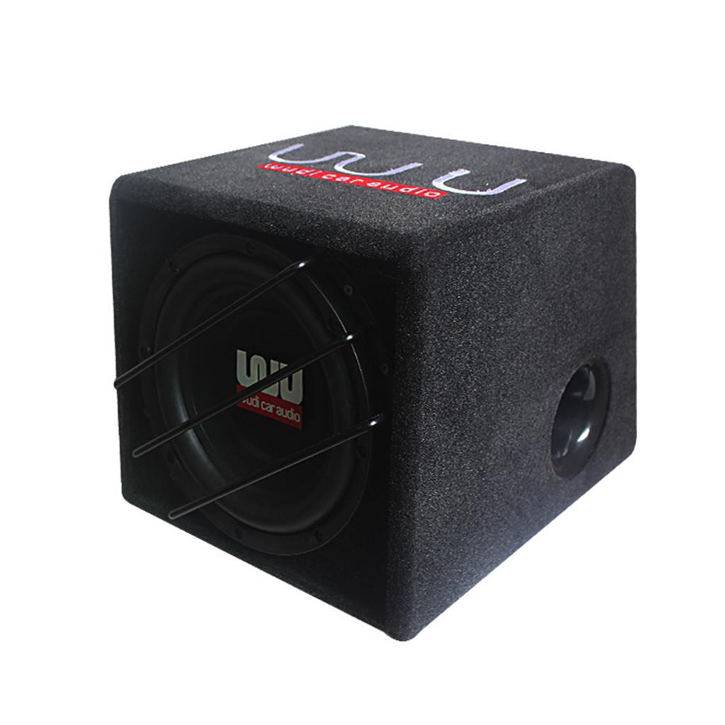 Buy 10" Inch 1200W Active High Powered Car Subwoofer Bass Speaker Audio Sub Box Enclosure Wire