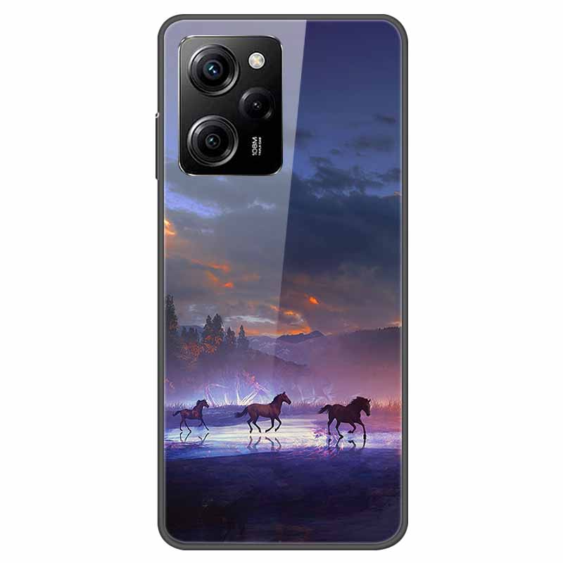 For Redmi Note 12 Pro Case Redmi Note12 5G Tempered Glass Hard Back Cover For Redmi Note 12 Pro Plus 5G Coque Starry Sky Case