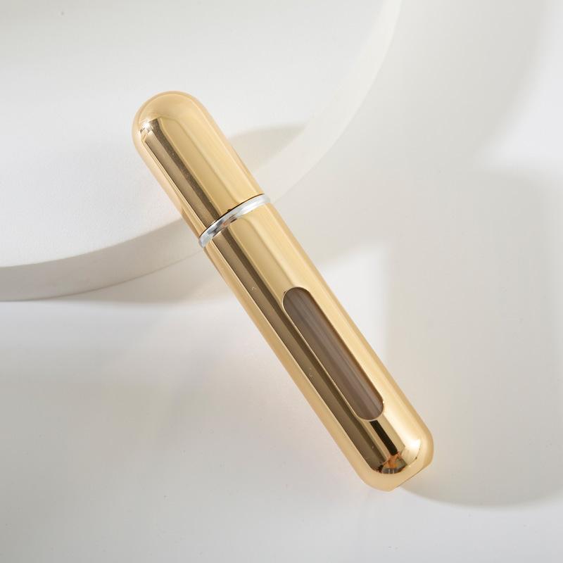 10ml 5ml Mini Portable Perfume Spray Aluminium Travel Self-Pumping Dispenser Bottle Bottom Direct Fill Jar Cosmetic Empty Tool