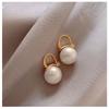 Earrings Cute Korea Women Fashion Ear Studs Elegant Wedding Party Pearl Jewelry Temperament Light Luxury Niche High Design Stud Earrings