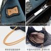 Leather Women's Bag Tote Bag High-end Large-capacity Bag Summer Women's Versatile Shoulder Bag Woven Bag Women's