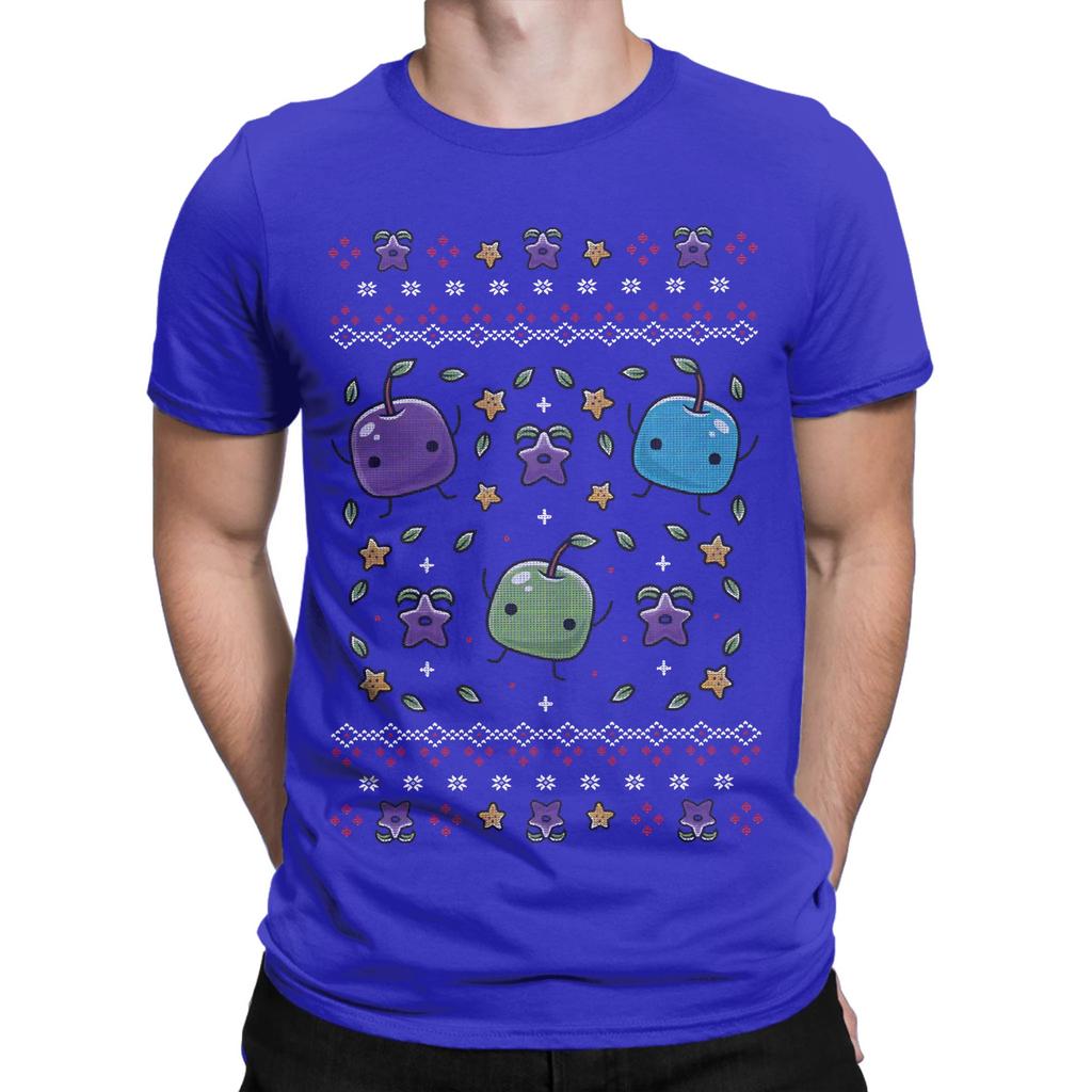 Junimo Forest Spirit Christmas Funny 100 Cotton TShirt junimo Tops Tees For Unisex