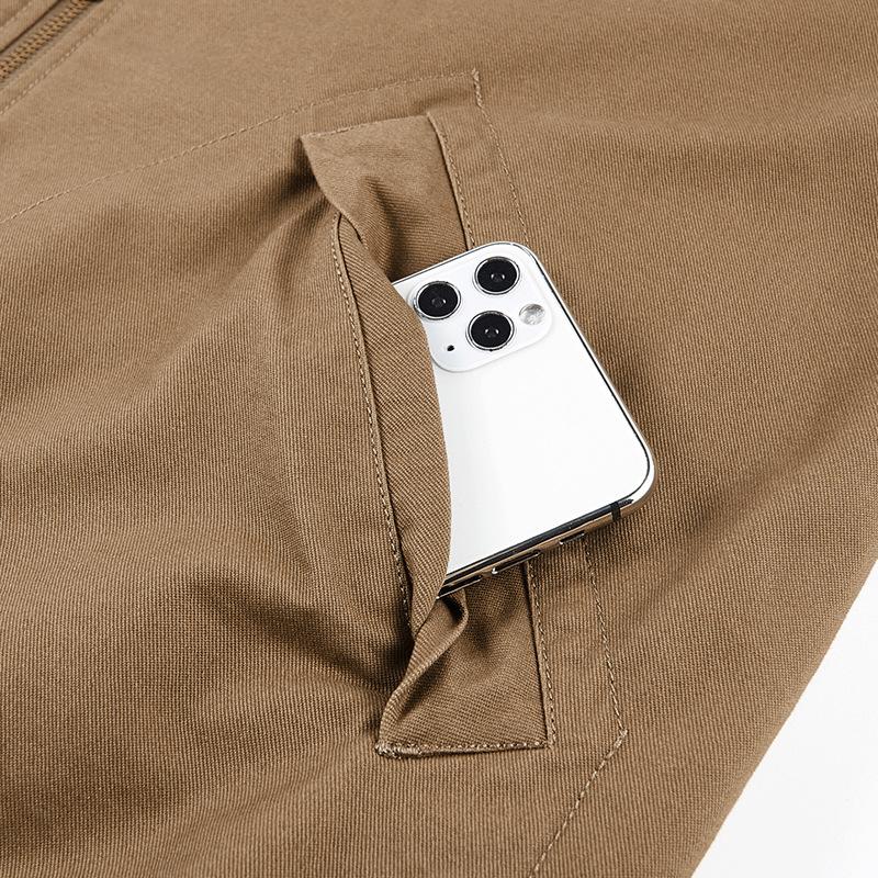 Pánské zimní zateplení High End Pánské plyšové pilotní bunda Kabát Beránek Fleece Pracovní oblečení Bavlněné oblečení