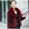 Women's Imitation Fur Autumn and Winter Imitation Mink Fur Imitation Fur Coat Women's Short Fox Fur Collar Rabbit Fur Coat