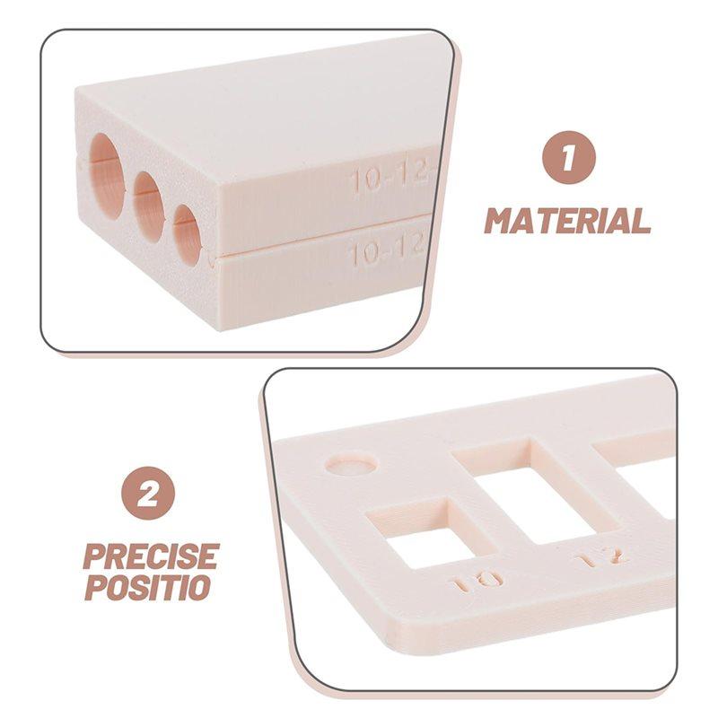J1UL1N Polymer Clay Bead Craft Tool - 10/12/15Mm Bead Roller Mold