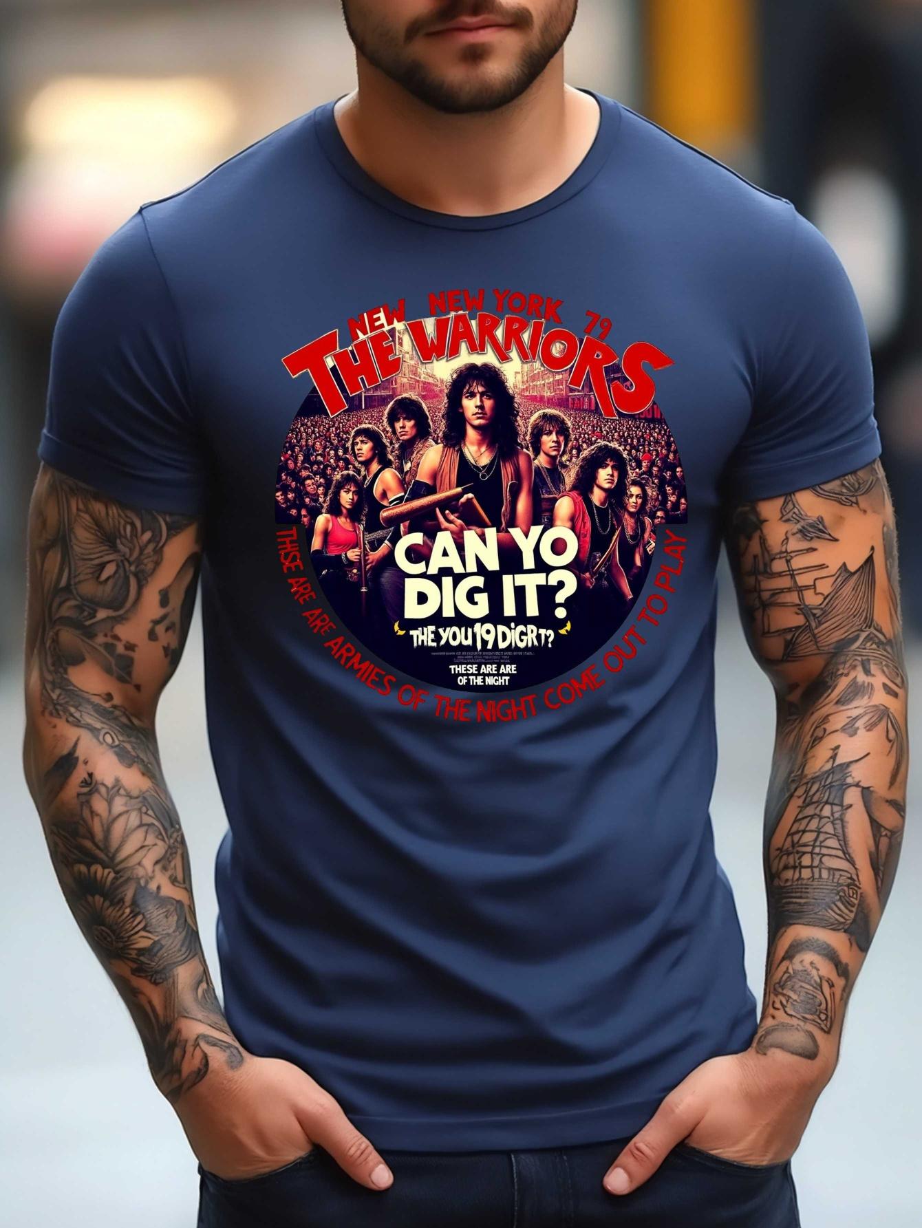 

New York Valkyries Graphic T-shirt - Can You Dig It Retro Design with Female Warriors M