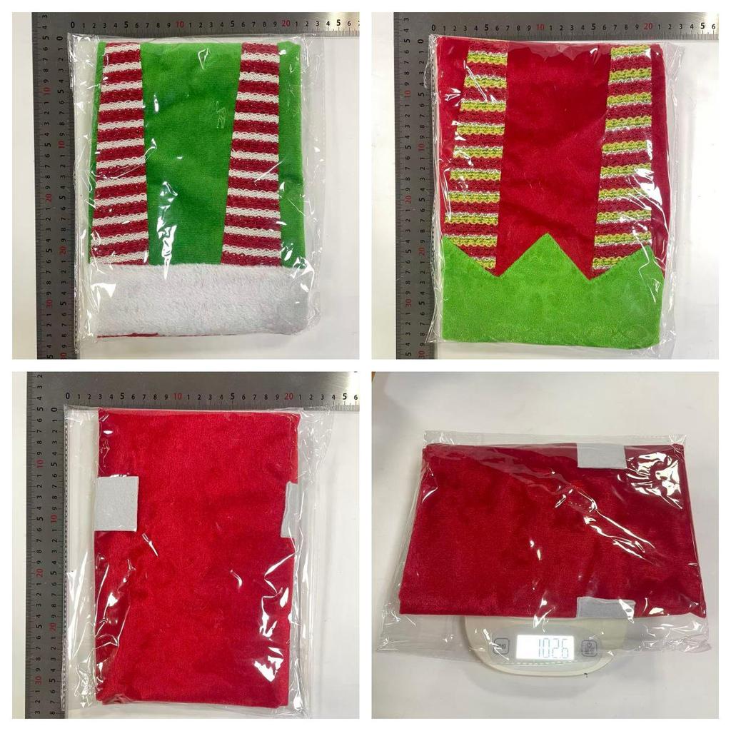 Weihnachtsdekorationen: Feiertags-Küchenschürze für Familienfeiern