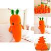 Delightful Carrot Sleeping Pillow Plush Toy Cushion For Kids Room Decor