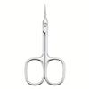 1/2 pcs Precision Stainless Steel Cuticle Scissors - Comfort Grip, Easy-to-Use Nail Care Tool for Home & Salon Use