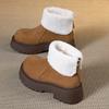 Womens Winter Snow Boots Faux Fur Lined Platform Ankle Non Slip Warm Fashion
