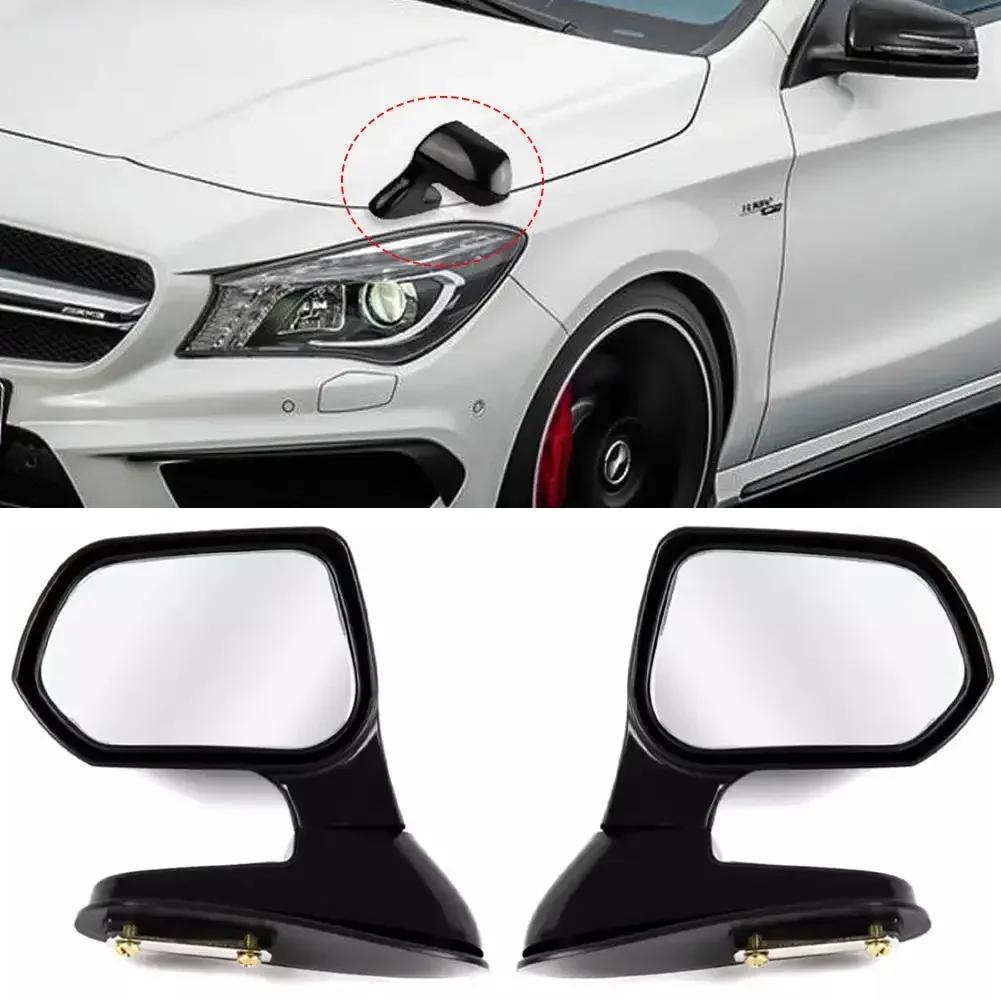 

1pc Car Hood Side Rear View Mirror Adjustable Wide Angle Blind Spot Auxiliary Mirror Universal For Auto Suv Truck Vehicle Exterior Accessory Right