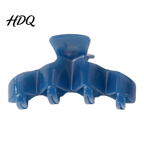 Anti-slip Hair Claw with Anti-Slip Teeth Large Wavy Design Shark Clip Clip