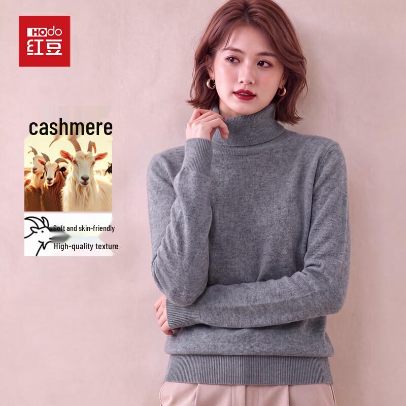Women's 100% Cashmere Turtleneck Pullover Sweater