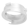 Kaffepulverring 51mm Aluminiumslegering Håndfri Doseringsrakt for Delonghi 9-serien 9335 9155 9355 9665 Sølv