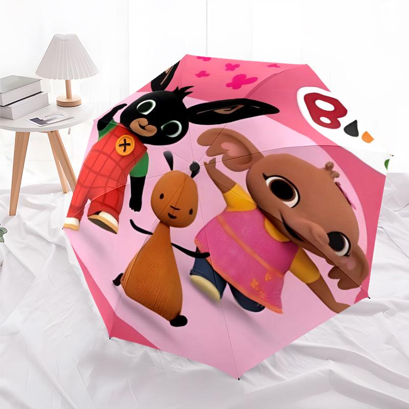 1pc Bing Bunny5 Umbrella, Sun Protection, And UV Shielding. It Has Eight Sturdy Ribs for Outdoor Use And Perfect Gift