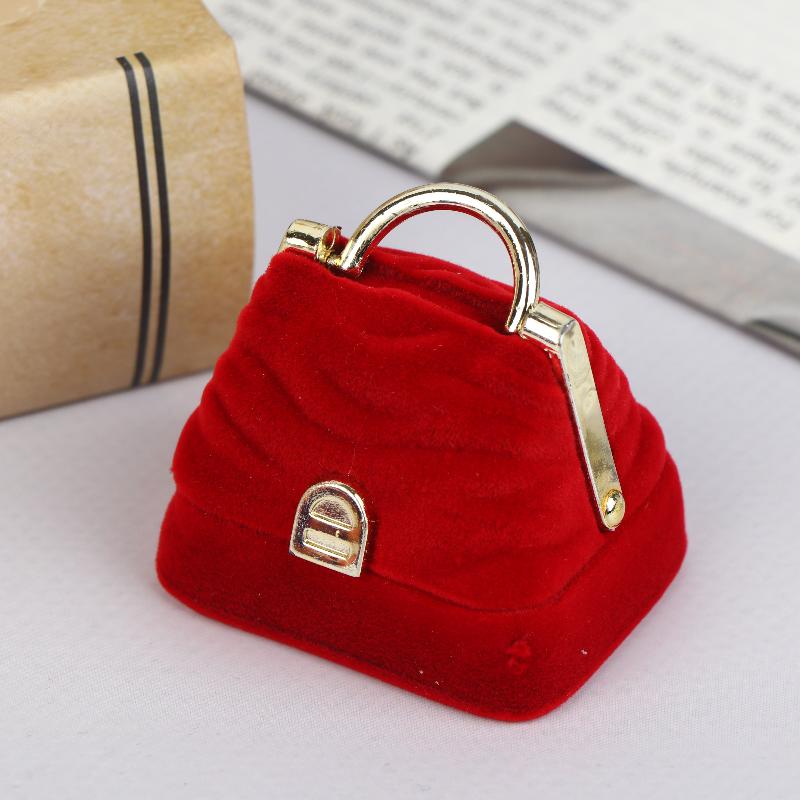 1 Piece Small Jewelry Box Velvet Wedding Ring Box Necklace Display Box Cute Bear Gift Box Container Case For Jewelry Packaging