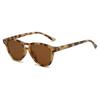 Double Beam Sunglasses, Simple Rivet Oval Glasses, Street Sunglasses