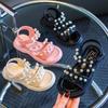 New Girls' Sandals, Non-slip, Breathable, Cute, Pearl-decorated, Suitable for Outdoor Wear, Beach Shoes, Children's Princess Sandals