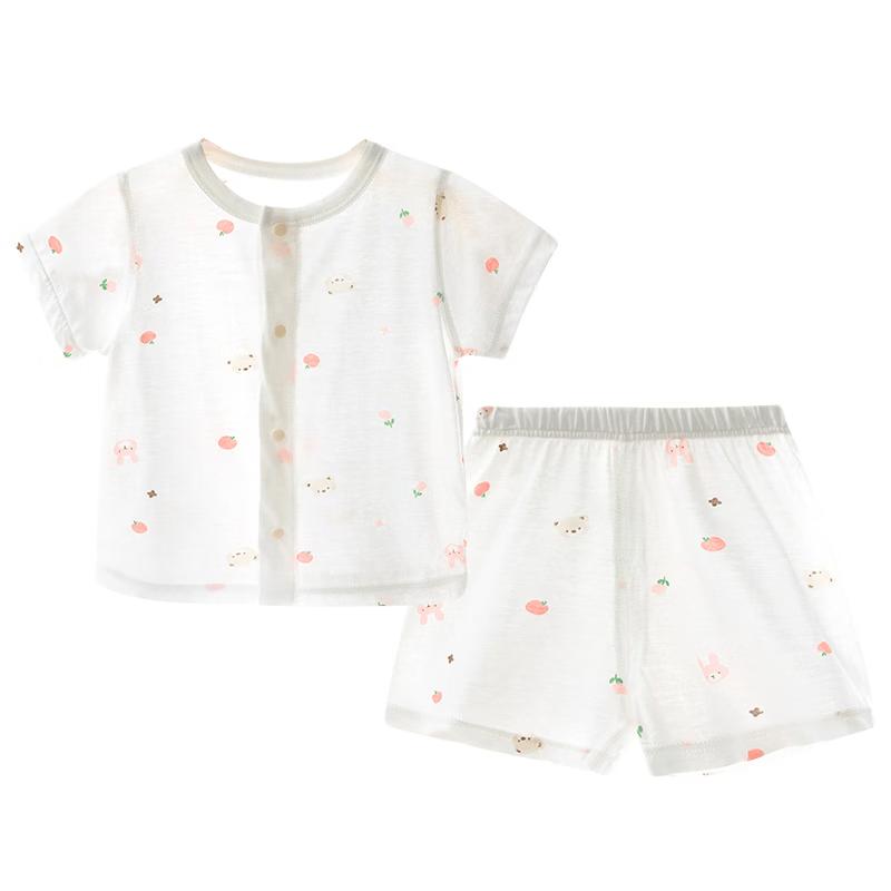 Infant Cotton Short Sleeve Top & Shorts Set 73