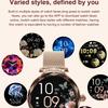 LUCKY START Fashion Smart Watch Women Bracelet Heart Rate Monitor Custom Dial Sports Fitness Watch Ladies Waterproof Smartwatch Android
