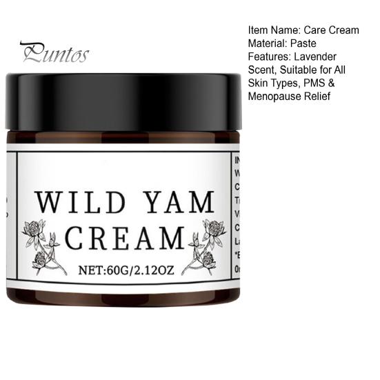 1/2/3Pcs Organic Wild Yam Cream for Hormone Balance Menopause Relief Lavender Scent Soothing PMS Care Cream with Natural Ingredients