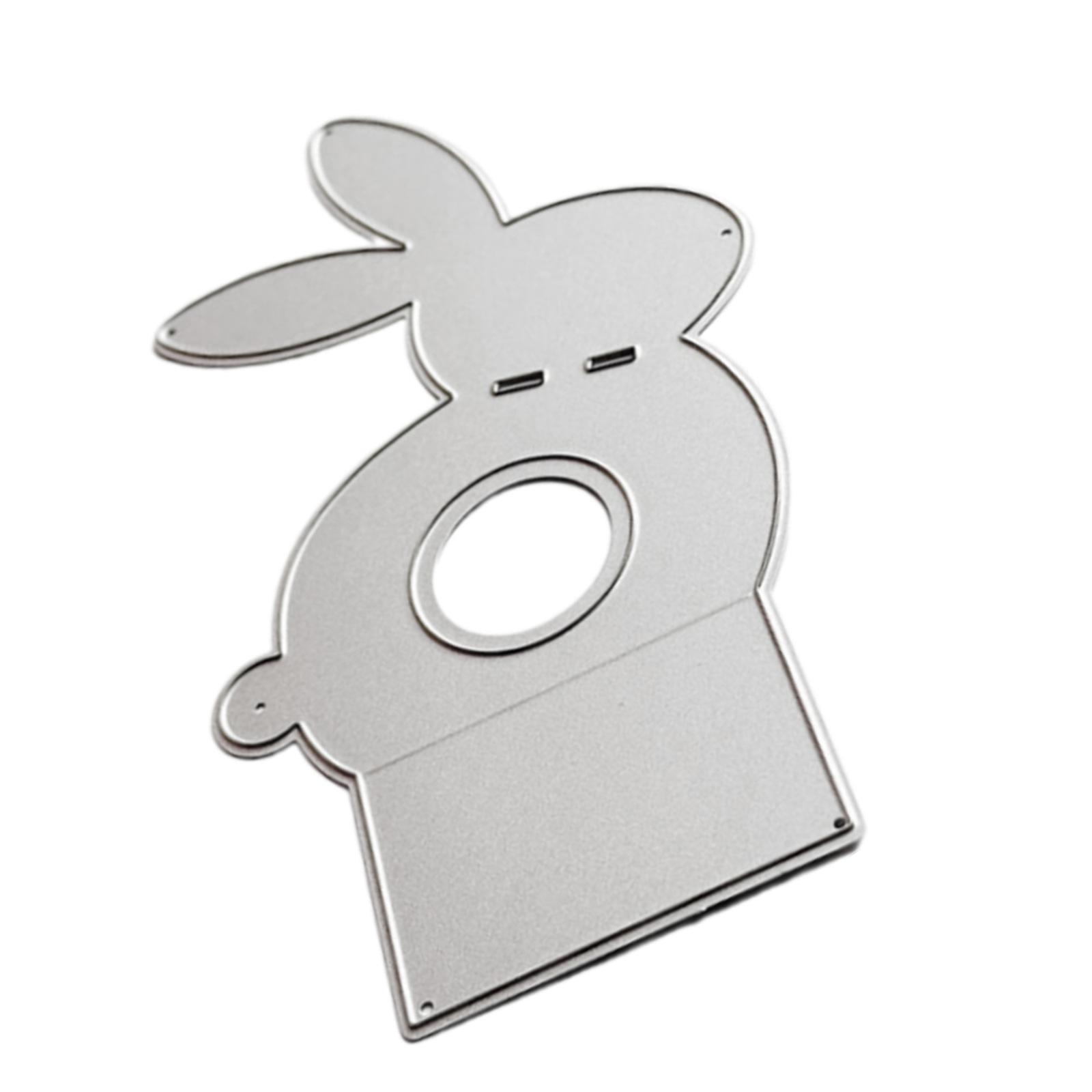 

Metal Cutting Dies Easter Rabbits Die Cuts Templates Molds Embossing Stencils for Album Scrapbooking Paper Decoration