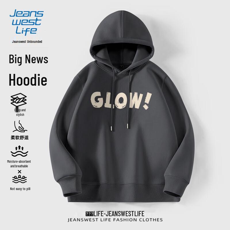 

JEANSWEST LIFE Casual Pullover Hoodie M