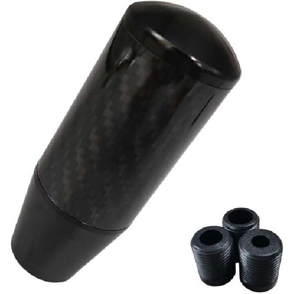 Car Shifter Knob, Buttonless Automatic Manual Gear Shift Knob, Stick Shift Black