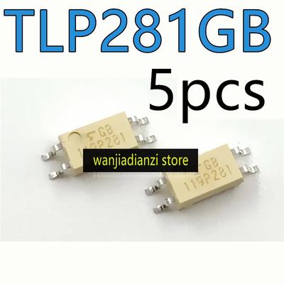 5pcs New Original Imported TLP281GB TLP281-1GB Screen Printing P281 Patch SOP4 Optocoupler Electric Coupler