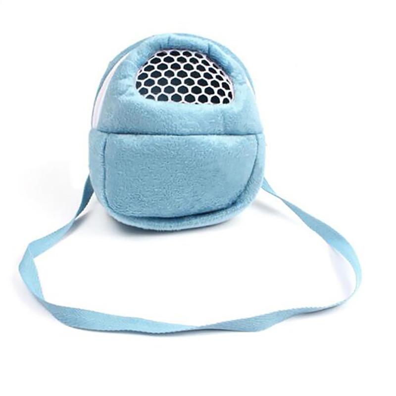 Haustierkäfig-Kreuzkörper-Zubehör, Zylinder-Design, weich, praktisch, Haus, Reise, tragbar, Eichhörnchen, sichtbares Netz, Hamster-Tragetasche