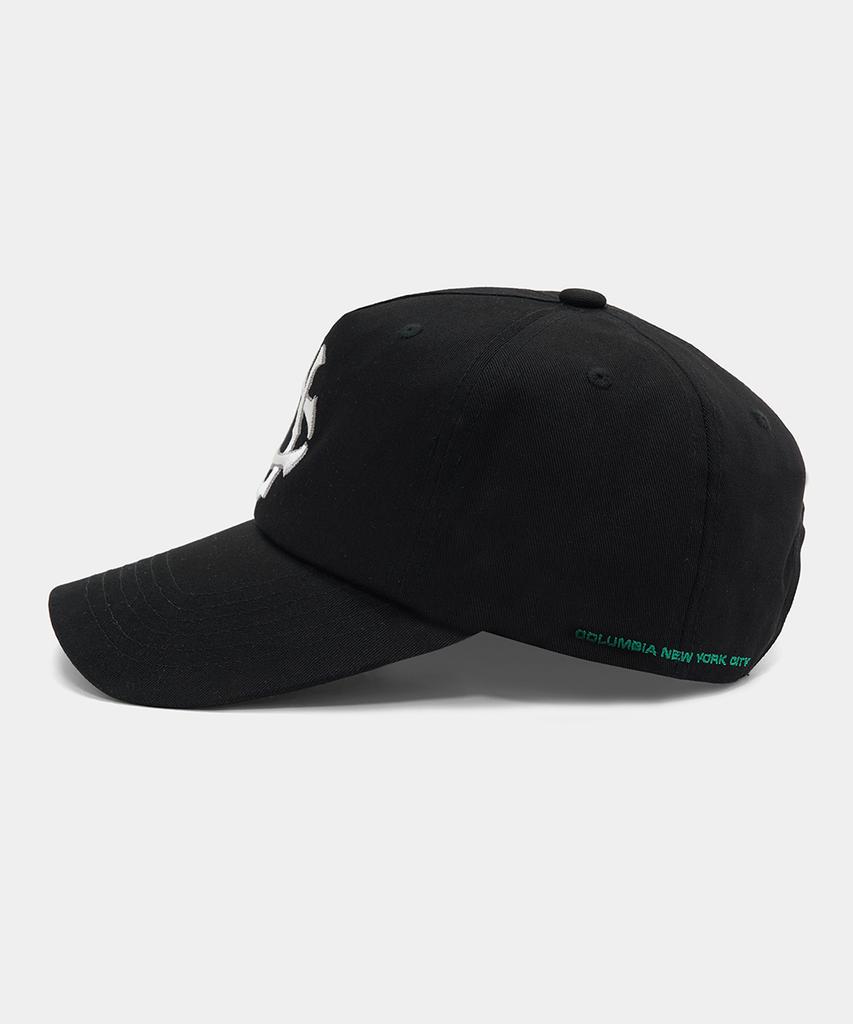 COLUMBIA UNIVERSITY Cu Emb 5 Panel Oversized Cap_Black