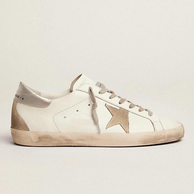 Leather Small Dirty Shoes Men's and Women's Star Shoes Dirty Shoes Casual Versatile Fashion Board Shoes White Shoes