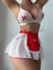 Cosplay Sexy Lingerie Set Fancy Bra Set Women Erotic Ring Sexy Underwear Set Wireless Ladies Lingerie Outfit Bilizna Intimate